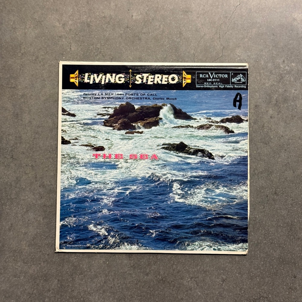 RCA Victor Living Stereo LSC-2111 Debussy La Mer Munch Boston Symphony Vinyl LP